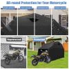 Outdoor Motorcycle Shelter Waterproof Motorbike Storage Tent with Cover